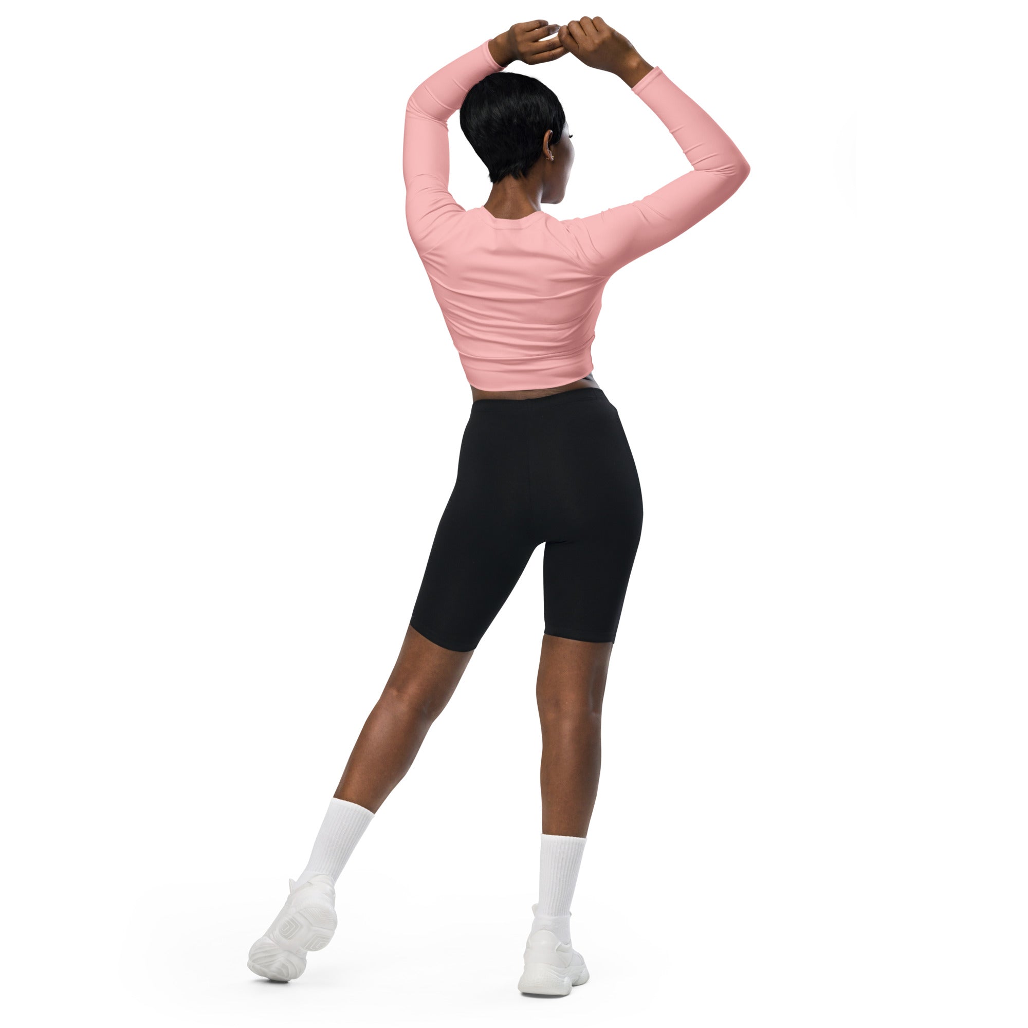 Thots and Prayers Recycled long-sleeve crop top