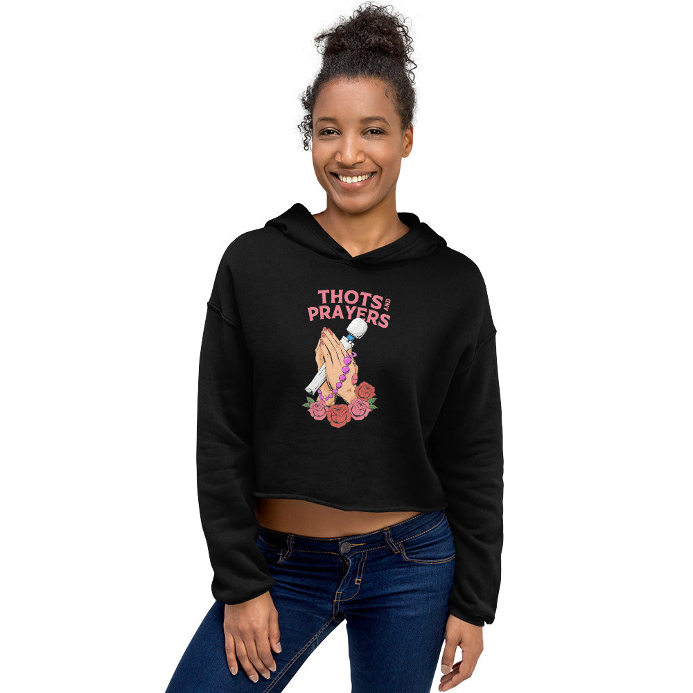 Say a Prayer Crop Hoodie