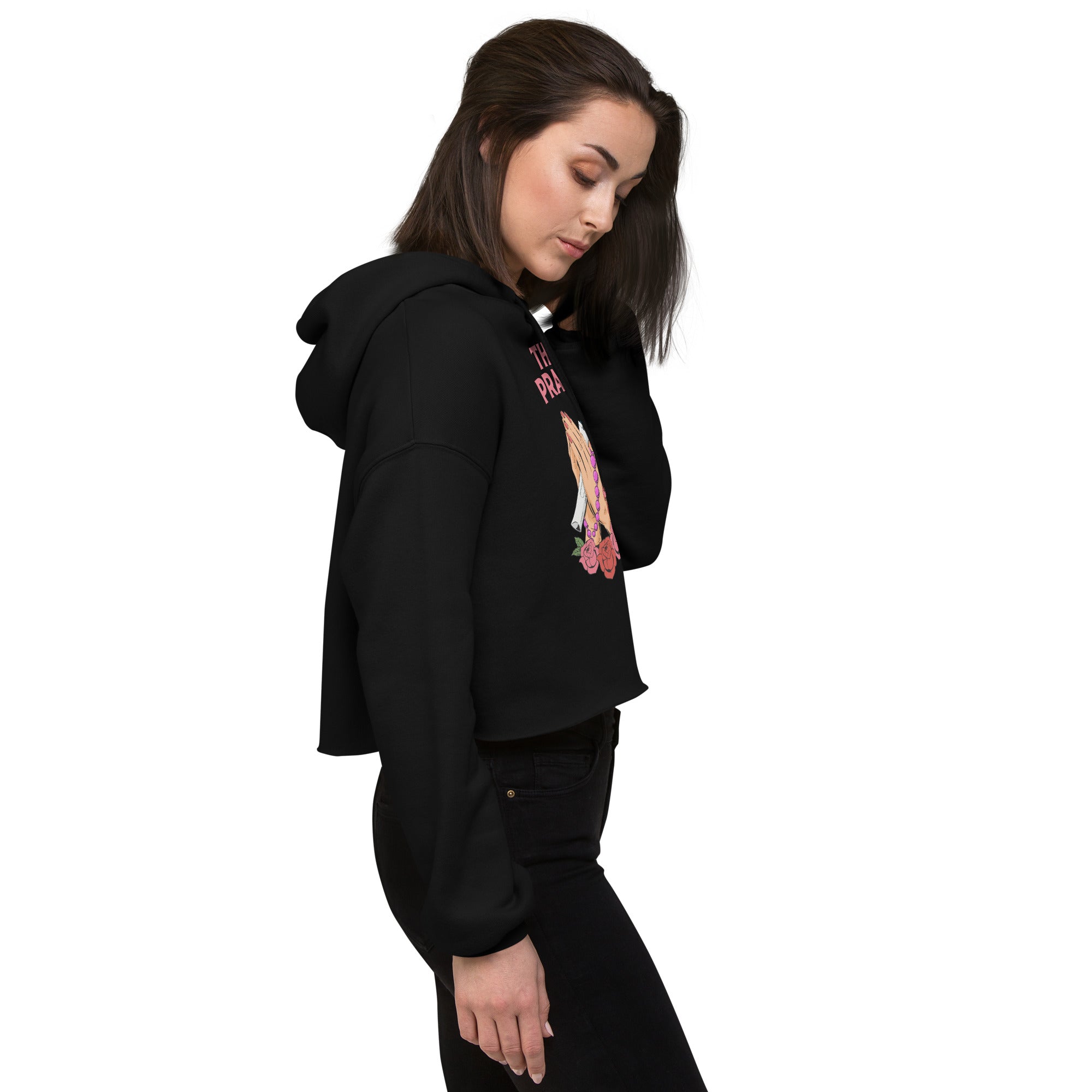 Say a Prayer Crop Hoodie