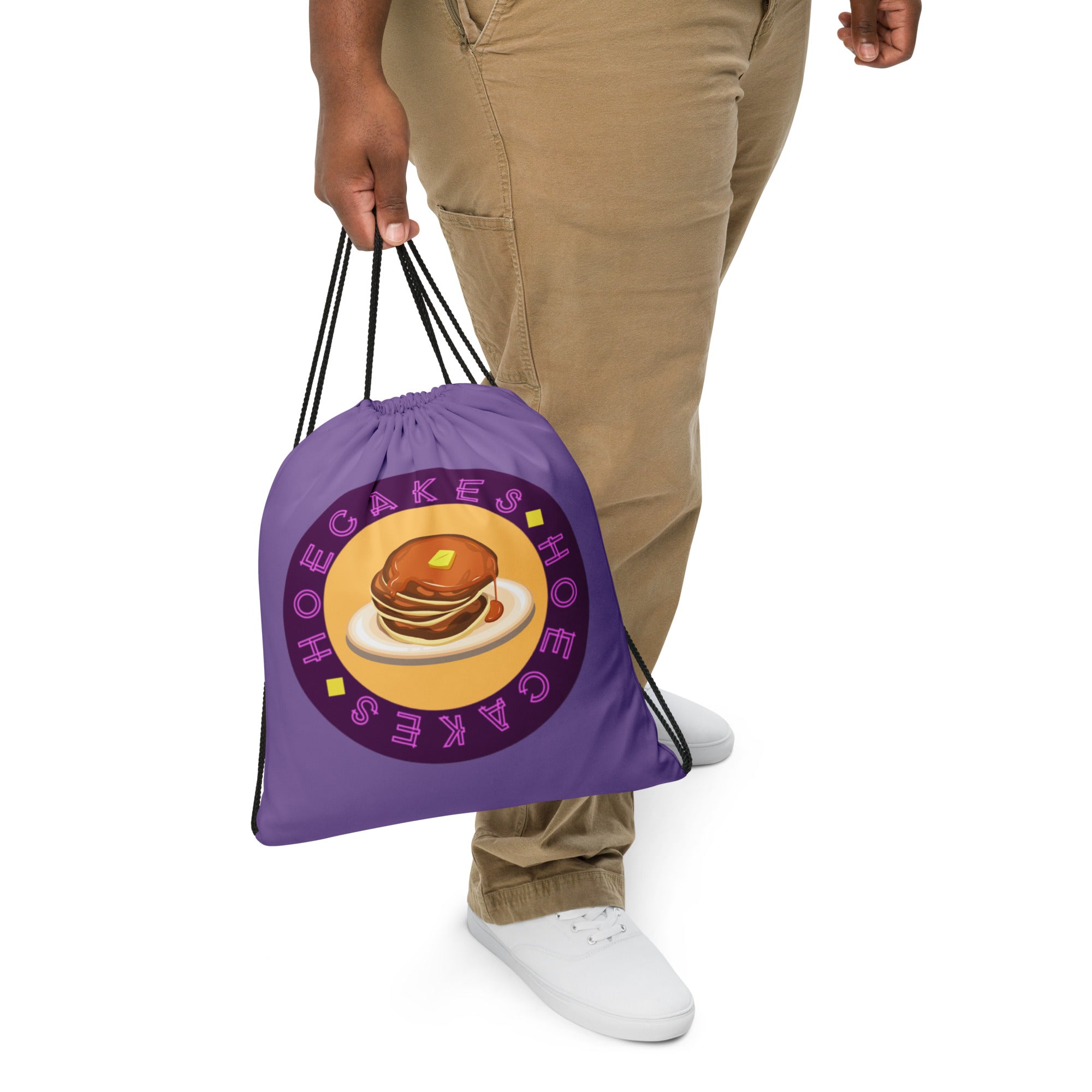 Hoecakes Drawstring bag