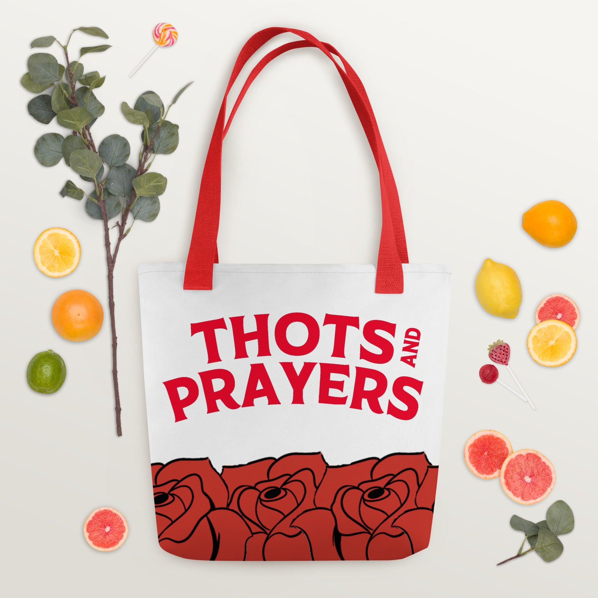 Red Roses Tote bag